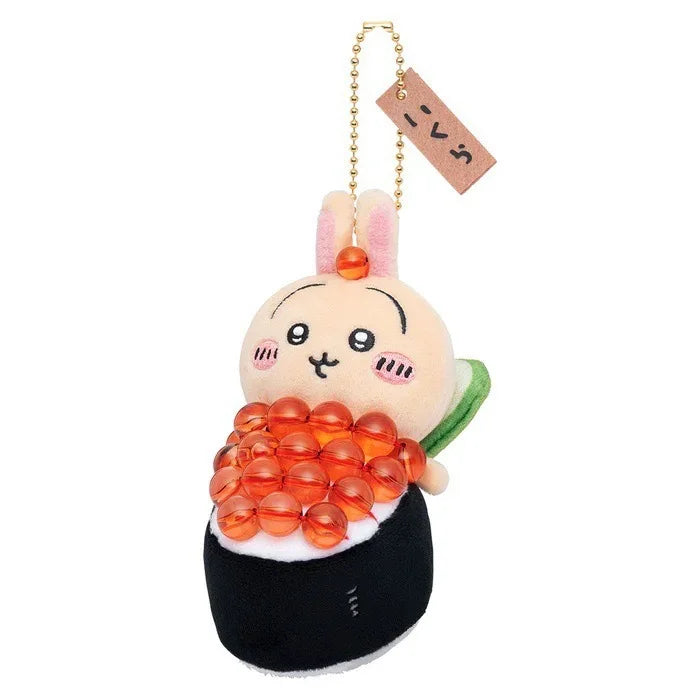 Chiikawa Sushi Series Plush Pendant – Hachiware, Usagi, Caviar, Flying Squirrel & Sea Otter Bag Hanging Doll Gift