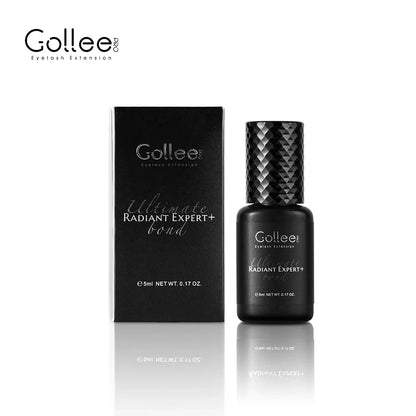 Gollee 0.5–1s Fast-Drying Eyelash Extension Glue – No Odor, No Irritation Adhesive for Lash Extensions, Professional Makeup Supplies