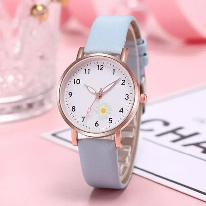 Luxury Luminous Retro Women’s Quartz Watch – Leather Strap Ladies Wristwatch