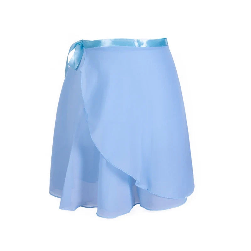 Adult Chiffon Ballet Tutu Skirt - Wrap Dance Skirt for Women & Girls Gymnastics Training