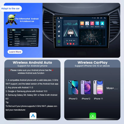 CarlinKit Wireless CarPlay & Android Auto USB Adapter – Wireless Dongle for Car Multimedia, MirrorLink, Waze & Spotify
