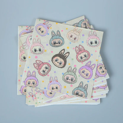 Doll Birthday Party Supplies – Disposable Tableware, Balloons, Banner & Stickers