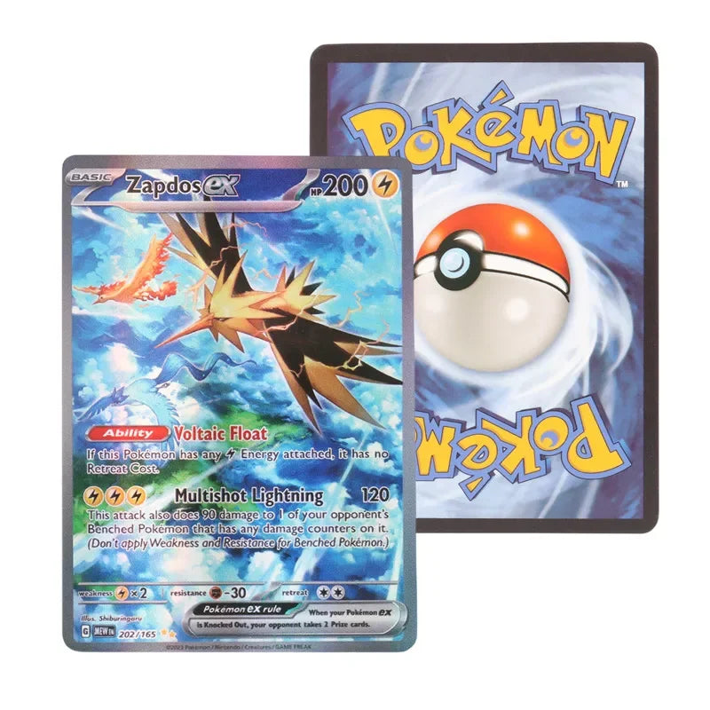 60-100Pcs English Pokemon Cards – Holographic EX, Vstar, Vmax, GX, Charizard, Mewtwo & Evolution Combos