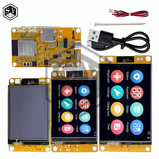2.4/2.8/3.5" TFT Touch Screen with ESP32-WR-00M Development Board – ST7789/ST7796U WiFi & Bluetooth for Arduino