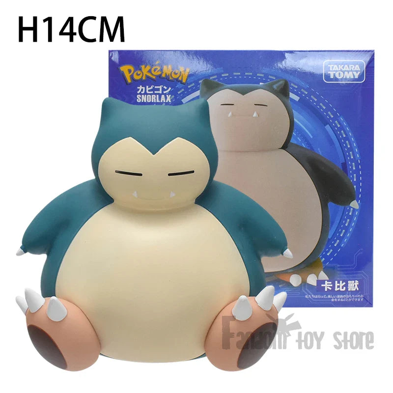 Pokemon Snorlax Money Box — Standing & Sitting Piggy Bank Figure, Cute Saving Pot for Kids Birthday Gift