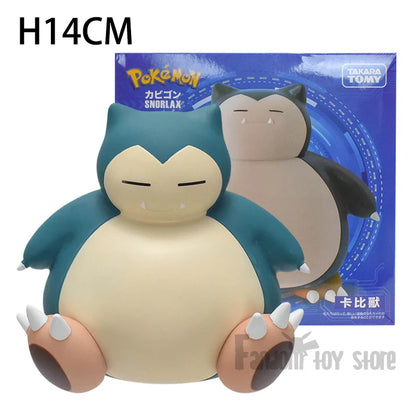 Pokemon Snorlax Money Box — Standing & Sitting Piggy Bank Figure, Cute Saving Pot for Kids Birthday Gift