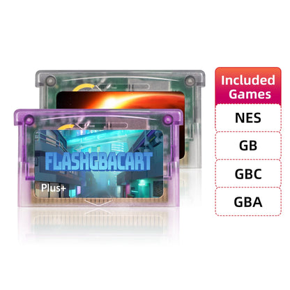 REMANK V1.5 Flash GBA Cart — 100+ Retro Games Cartridge with RTC 1M Flash, Compatible with GBA, GBC, GB, NES & DS