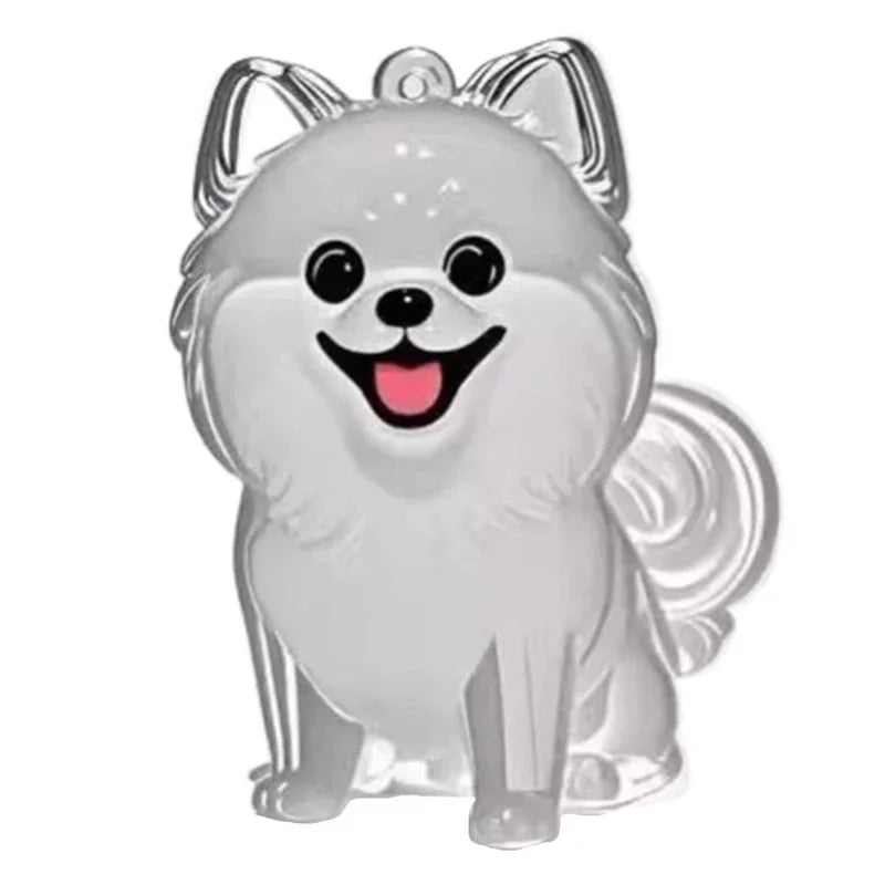Dog Hair Storage Pendant Keychain – Cute Bag and Car Accessory, Jewelry Souvenir Gift for Dog Lovers