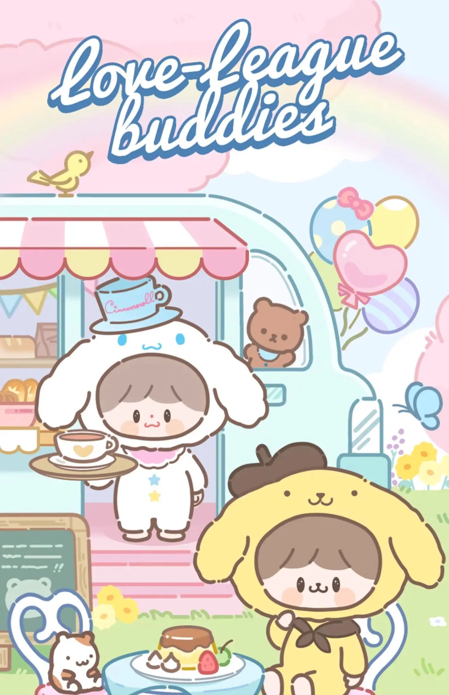 Genuine Sanrio x zZoton Love-League Buddies Vinyl Dolls Blind Box – Cute Hello Kitty & Kuromi Collectible Toys Gift