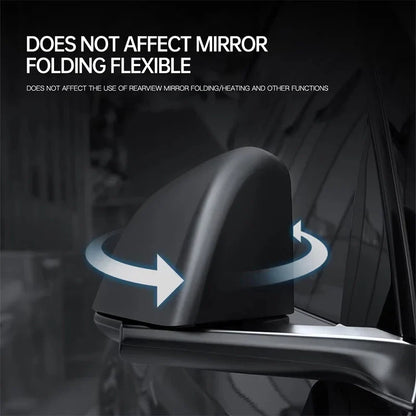 Carbon Fiber Side Mirror Covers - Tesla Model Y Juniper 2025 ABS Rearview Mirror Exterior Accessories