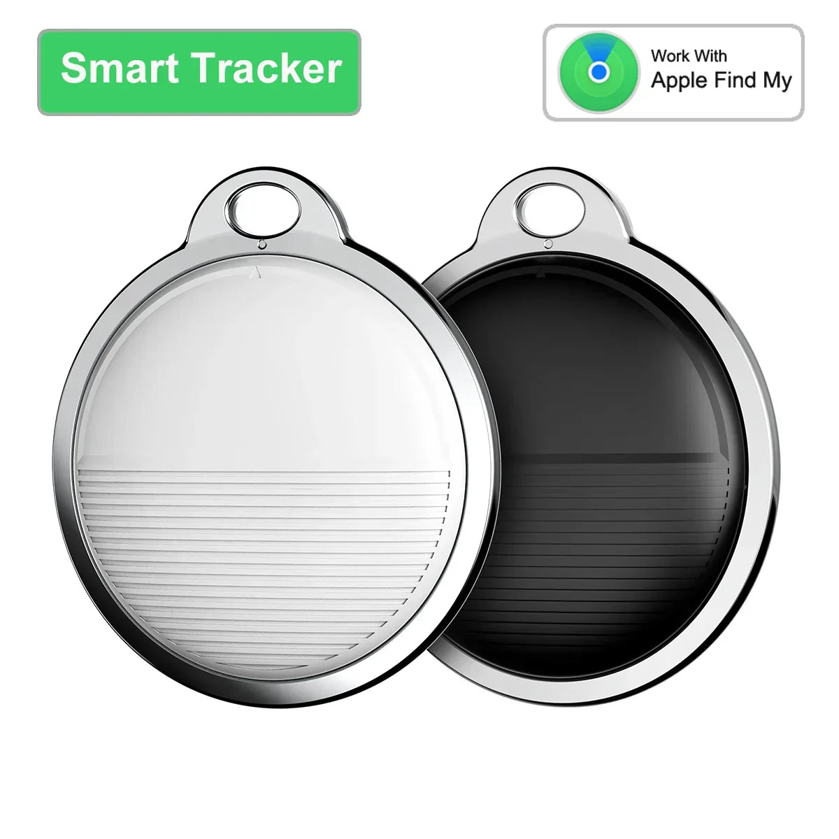 Mini GPS Tracker for Apple iOS — Find My App Compatible Smart Bluetooth AirTag for Child, Pet, Bike & Bag Loss