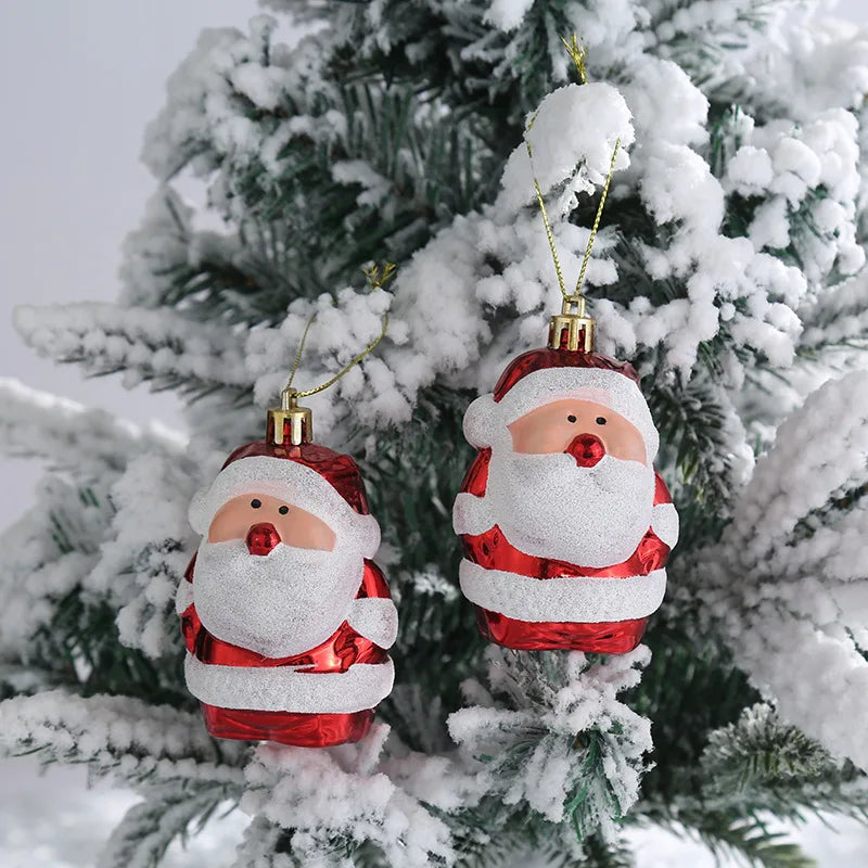 Christmas Tree Hanging Ornament – Red & White Candy Cane Pendant for Xmas, Home Decor & New Year 2024