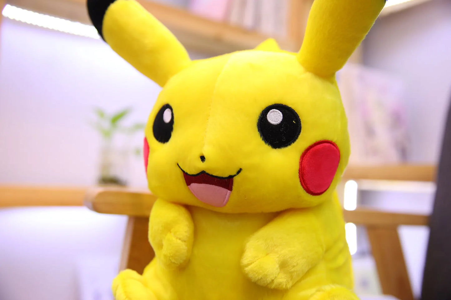 Pikachu Plush Backpack — Pokémon Peluche Stuffed Toy Schoolbag, Cute Cartoon Gift for Kids