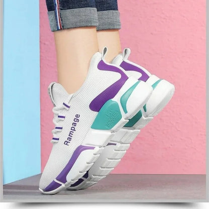 Women's Comfortable Lace-Up Sports Shoes - Lightweight and Versatile for Spring and Autumn