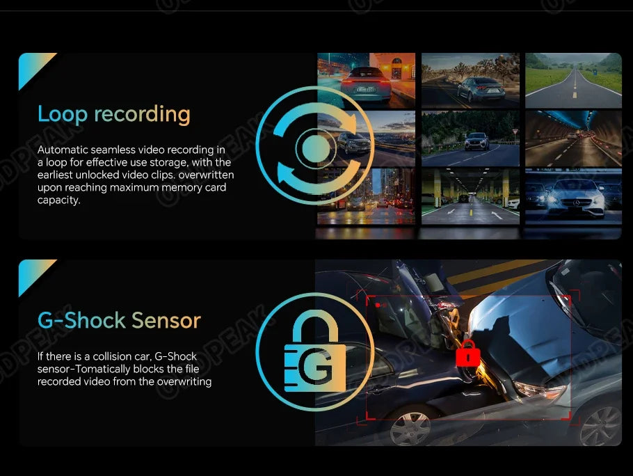 K60 Pro 11.3" Dash Cam — Android 14 AI Screen with 4G+64G, WiFi, GPS, CarPlay & Android Auto Rearview Mirror Recorder