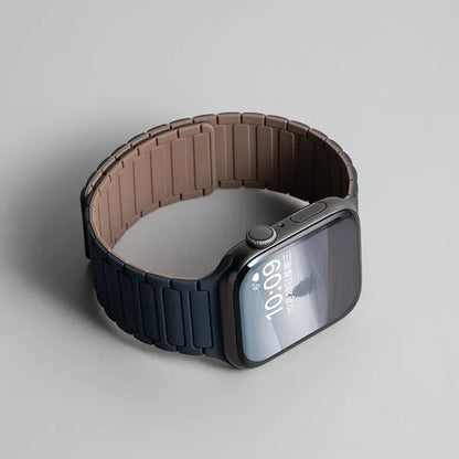 Magnetic Silicone Strap for Apple Watch — Fits Ultra 2 & Series 11–3 (40–49mm)