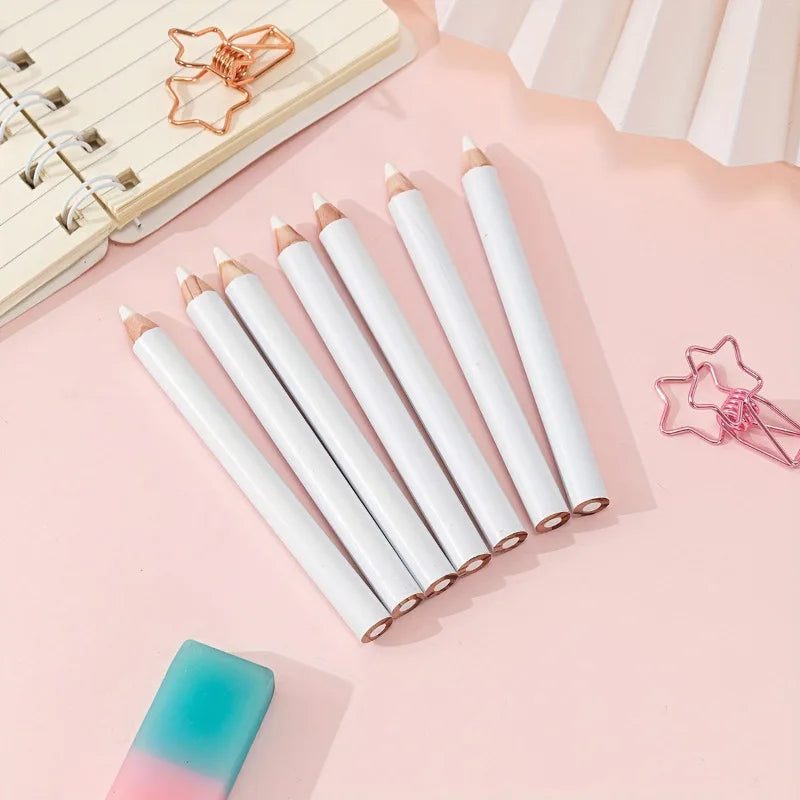 White Chalk Marking Pencils for Sewing & Fabric – Quilting, Dressmaking & Pattern Marking Tools