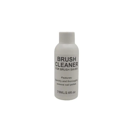 75ml Nail Brush Cleaner Set – Container, Filter Brush, and Wash Liquid for Manicure Tools