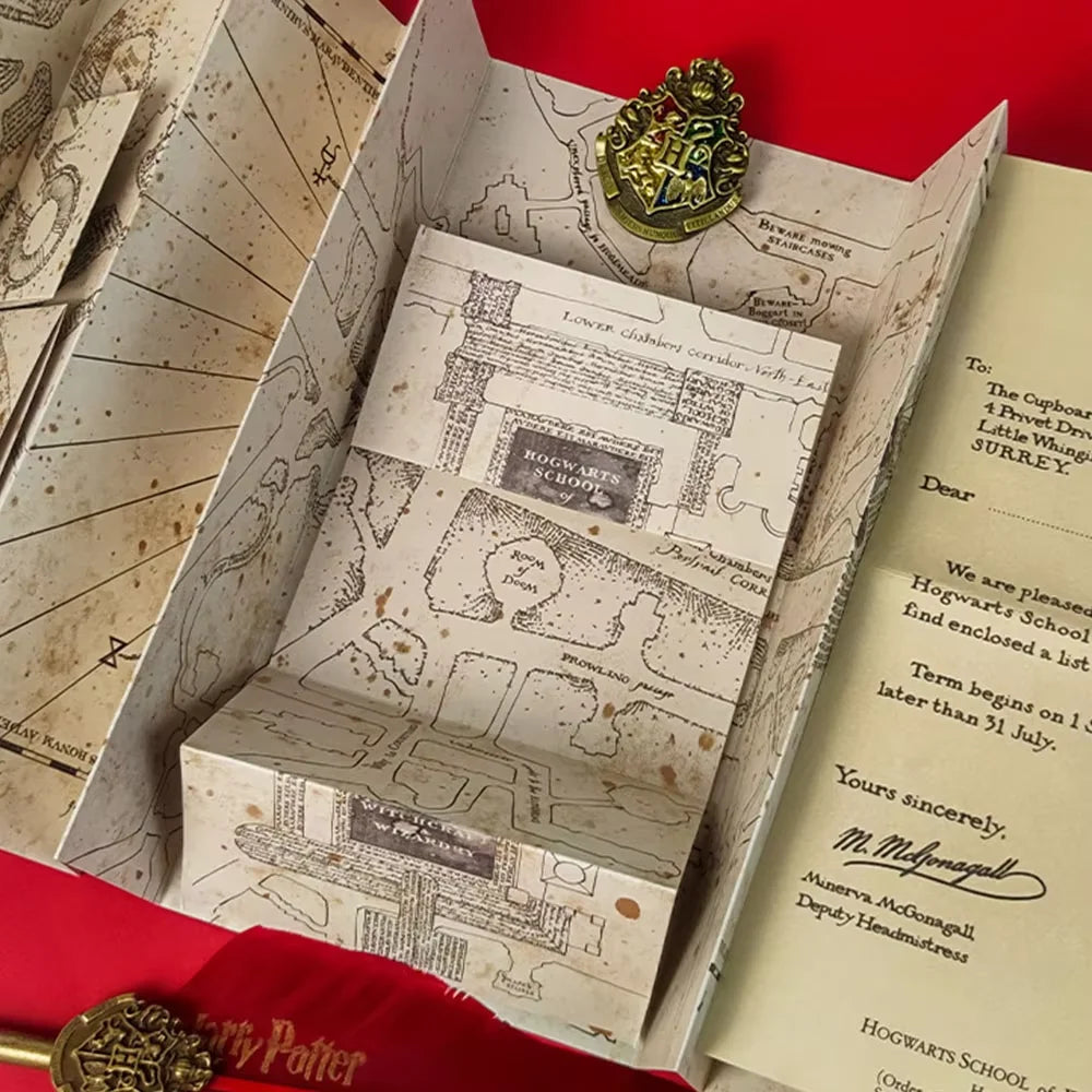 Wizarding World Marauder’s Map - High-Definition Magic Academy Treasure Hunt Gift