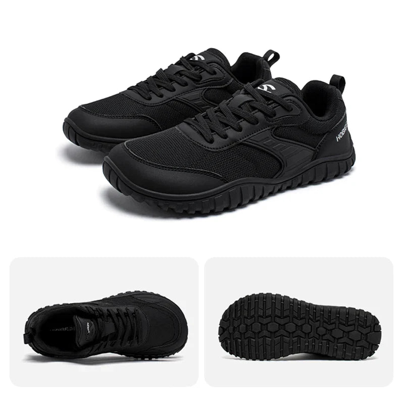HOBIBEAR Minimalist Wide Toe Sneakers – Lightweight Breathable Running & Walking Shoes
