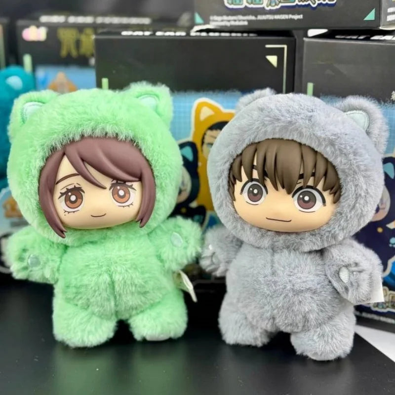 New Genuine Kawaii Jujutsu Kaisen 2 Cat Ear Plushie – Blind Box Anime Toy, Room Decoration & Collectible Festival Gift