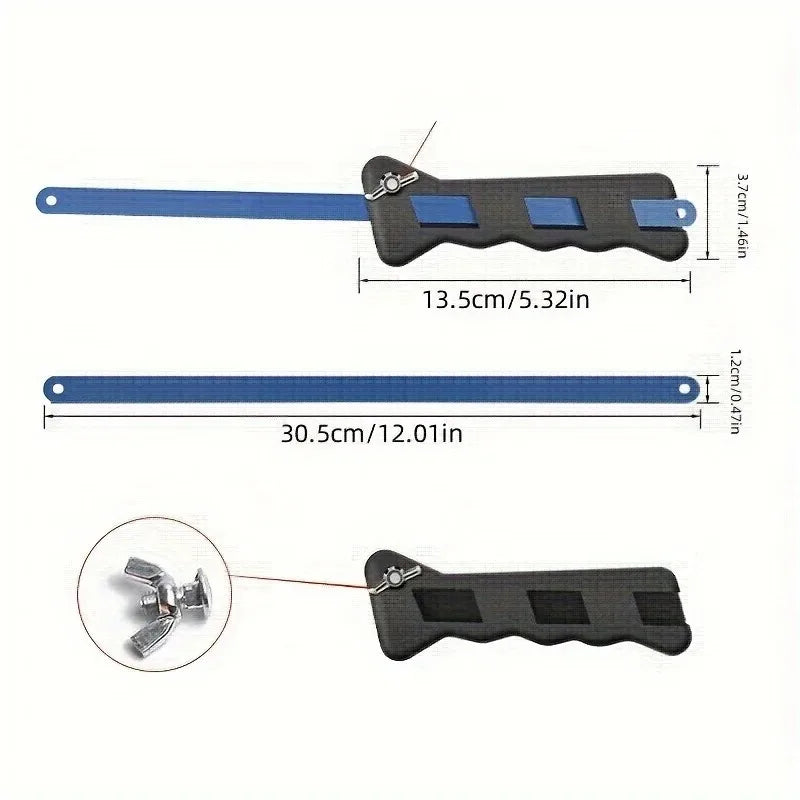 Mini Portable Hand Saw with Plastic Handle – Adjustable Creative Saw for PVC Pipe Cutting, Woodworking & Gardening Tools