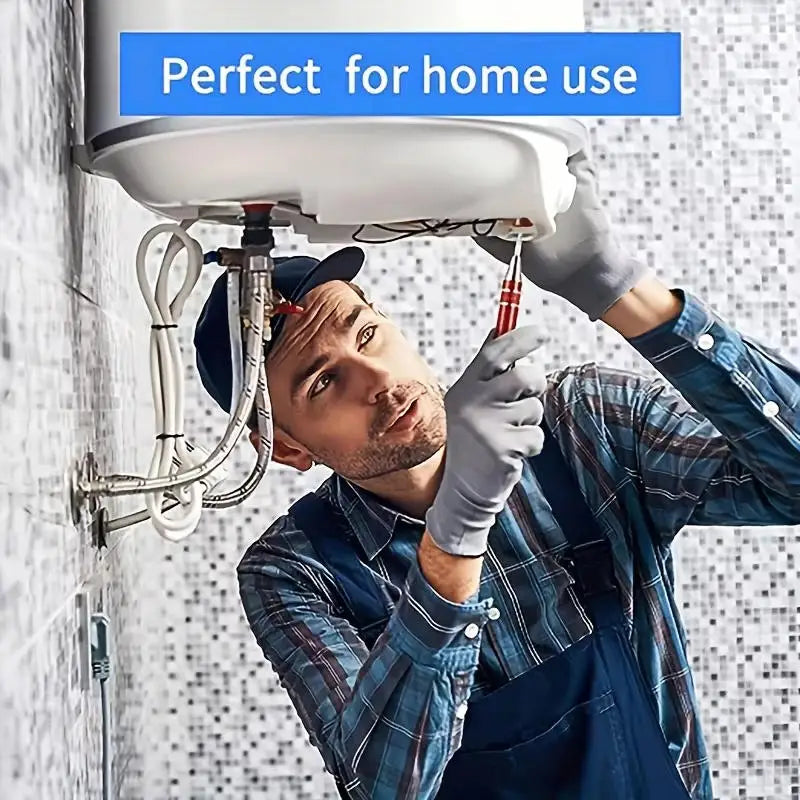 8-in-1 Aluminum Alloy Screwdriver Pen — Replaceable Bits for Easy Repairs & Disassembly