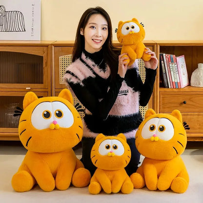 25cm Garfield Plush Doll – Kawaii Cartoon Anime Cat Soft Toy and Decorative Gift
