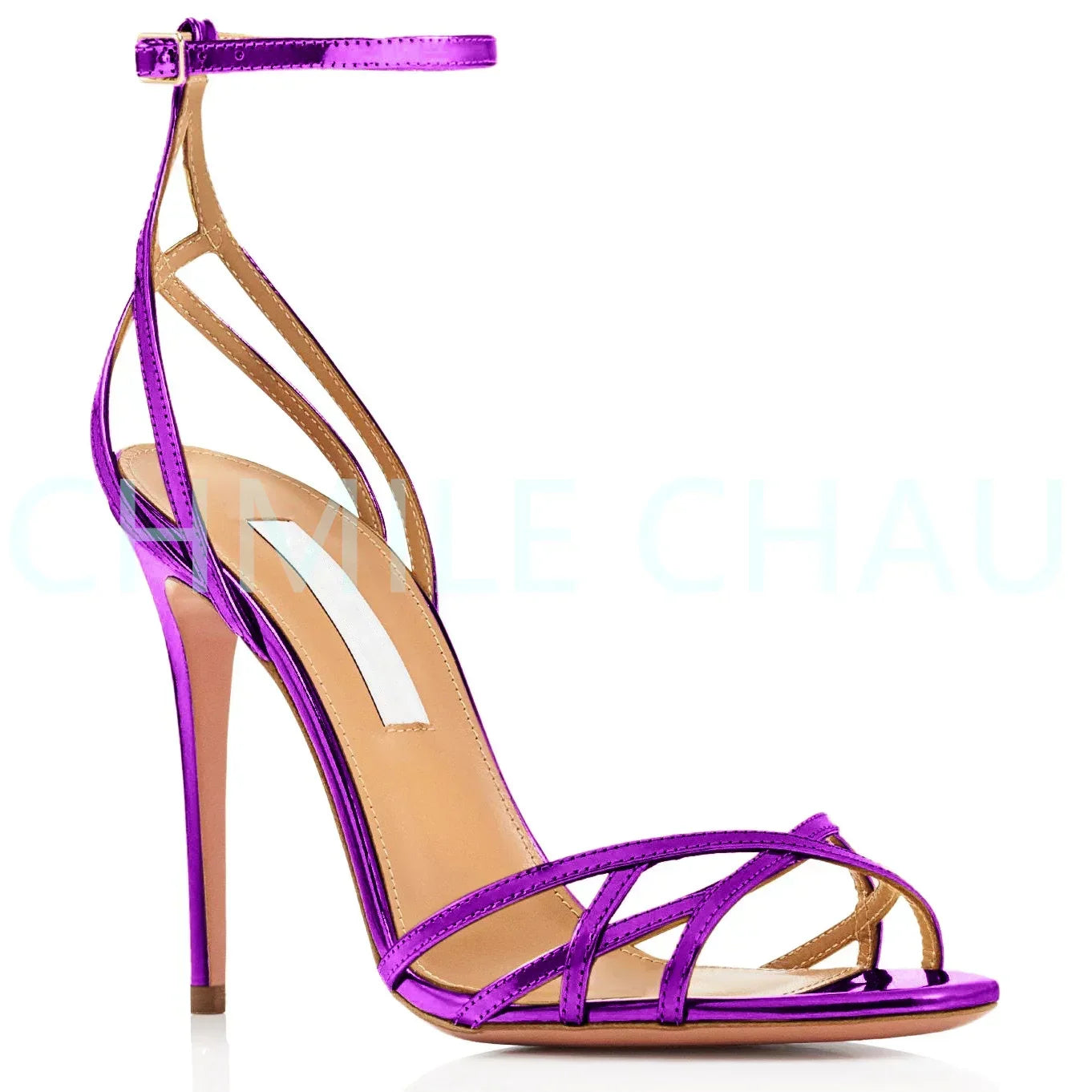 Women’s Stiletto High Heel Ankle Strap Sandals – Sexy Evening Dress Shoes 1-CHC-27