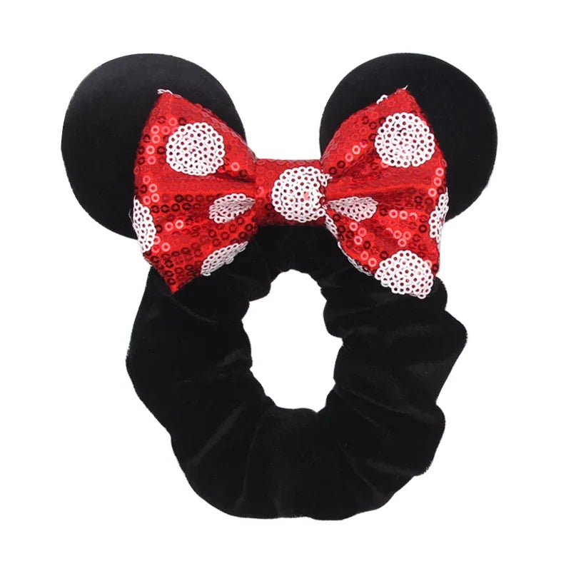 Velvet Mouse Scrunchies - Cute Elastic Ponytail Holders & Hair Accessories for Girls