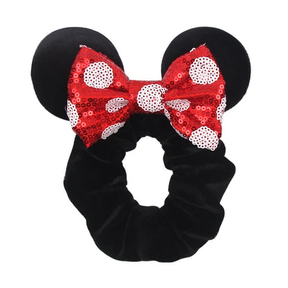 Velvet Mouse Scrunchies - Cute Elastic Ponytail Holders & Hair Accessories for Girls