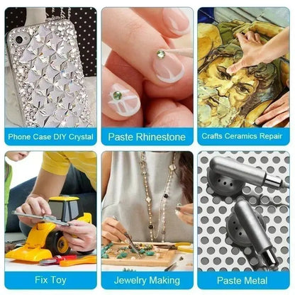 E6000 Craft Glue - Strong Adhesive for Rhinestones, Jewelry, Clothing & DIY Crafts