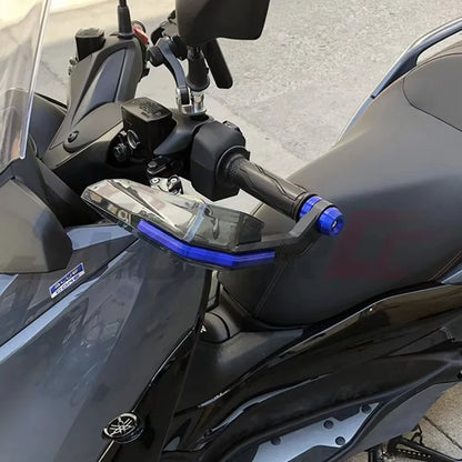 Universal 7/8" Windproof Handlebar Protectors – Aluminum Brake Lever Guards for Motorcycle, Scooter, Mountain and E-Bike