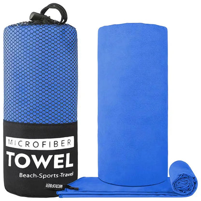 Quick Dry Microfiber Travel Towel – Ultra Absorbent, Super Soft & Compact Sports/Camping Towel for Outdoor Use (1pc)