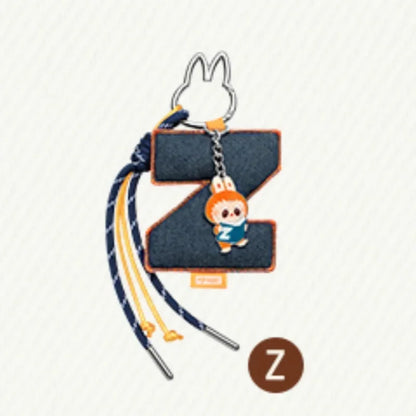 POP MART Labubu The Monsters Pin — Love Series Letter Pendant Blind Box, Mystery Toy Figure Ornament