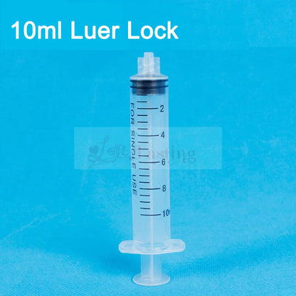 20PCS Plastic Luer Lock Syringes – 1ML/5ML/10ML Disposable Sampler Injectors for Perfume, Rinse & Measurement