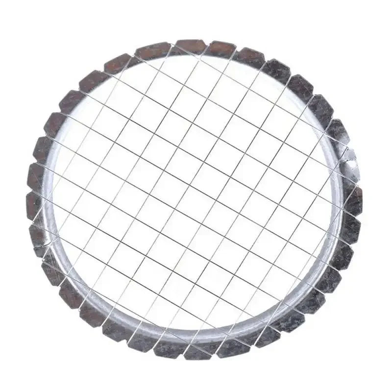 Stainless Steel Egg Slicer & Vegetable Fruit Chopper – Multi-Function Mesh Grid Cutter for Salad, Potato & Dessert Cubes Kitchen Tool