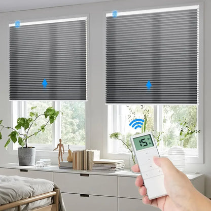 Energy-Saving Motorized Honeycomb Blinds – 100% Blackout, Alexa-Compatible, Hot-Selling in Australia & America