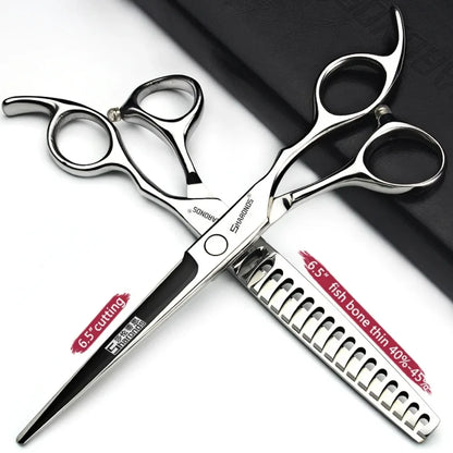 Professional Japanese Hair Cutting & Thinning Scissors – 6''/6.5''/7''/7.5'' Sharp Barber Shears for Salon & Home Use