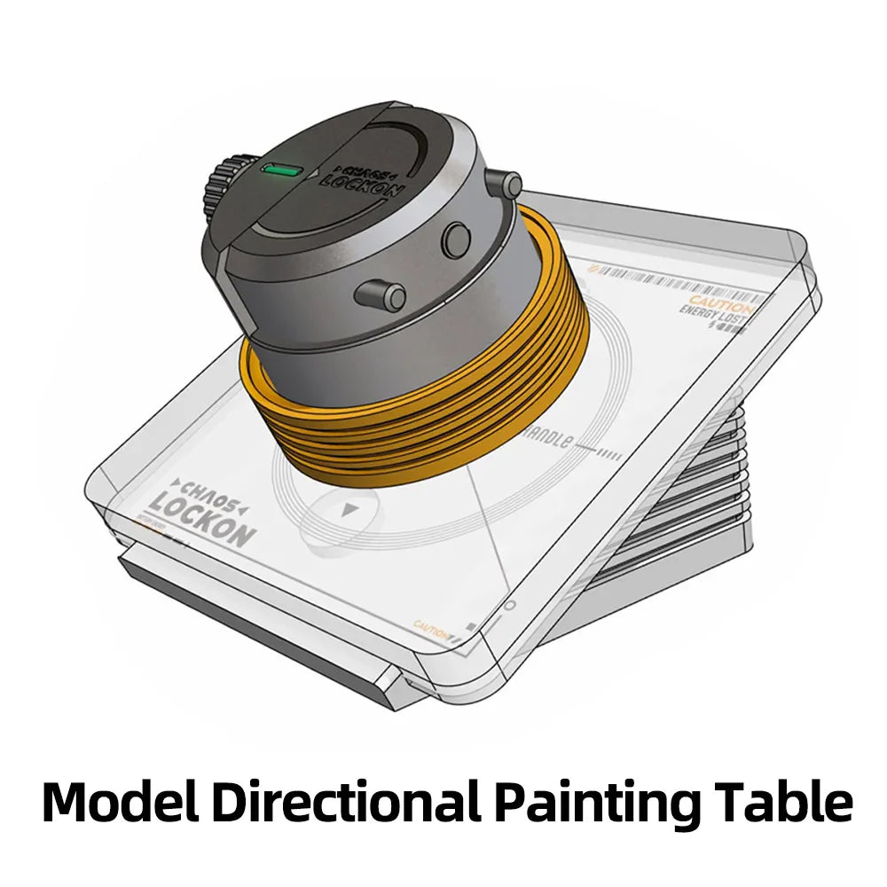 Miniature Model Rotary Painting Table – Hand-Coated Tilt Vise for Scale Model Painting
