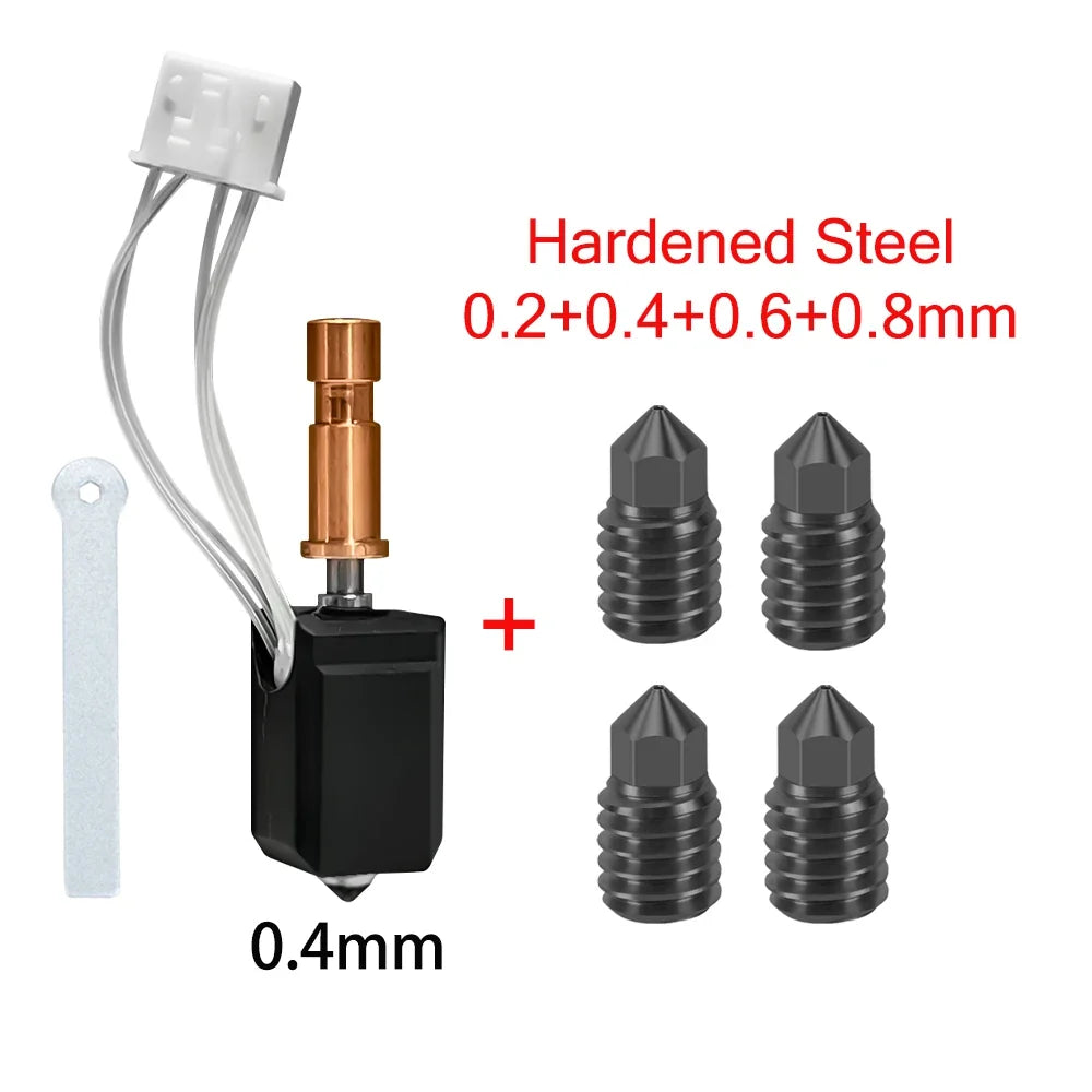 Anycubic Kobra S1 Ceramic Hotend - 24V 48W Rapid Heating 300℃ Upgrade 3D Printer Extruder Head