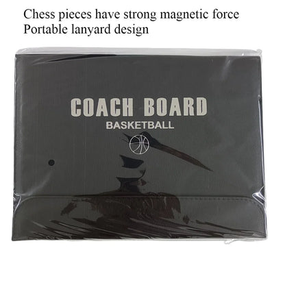 Folding Magnetic Basketball Coach Board – Portable Tactical Clipboard for Training & Game Strategy