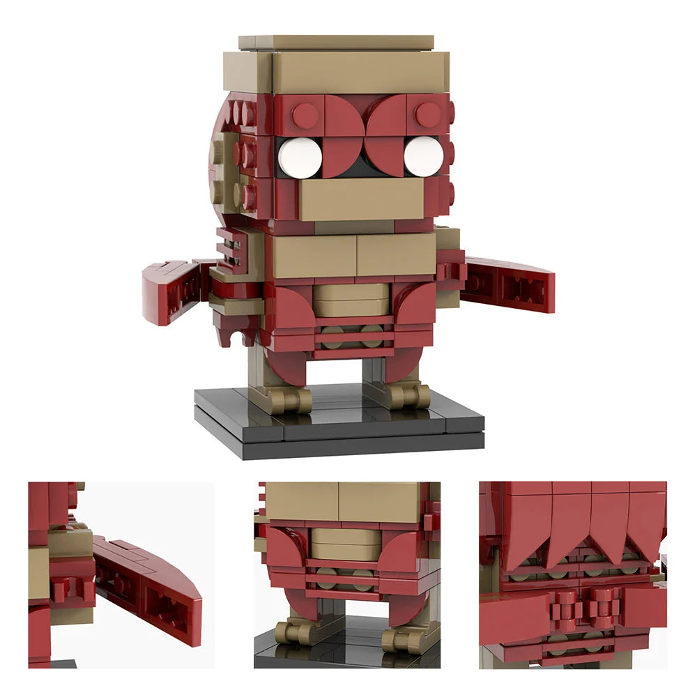 MOOXI Monster Demodog Stranger Things Figure Brickheadz Building Blocks Set – MOC Toy Gift