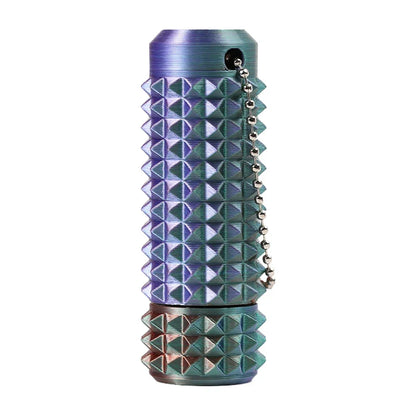 Mini Spiky Fidget Keychain - Pocket Stress Relief Stim Toy for Anxiety & Positive Gifts