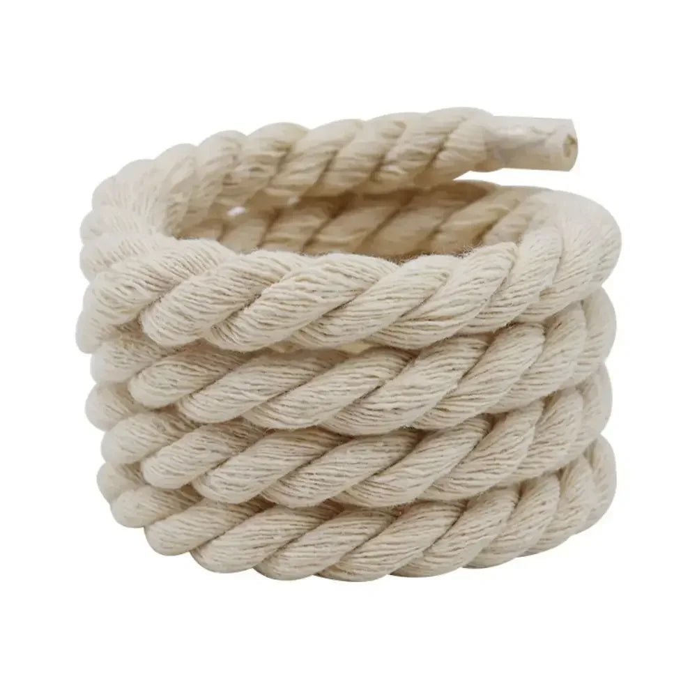 Round Thick Rope Shoelaces – High-Quality Polyester Cotton, Solid Color, 0.8cm Width, 120/140/160cm