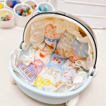 Labubu Baby Stroller Storage Box & Space Module Doll Cradle — Doll Bed Furniture & Accessories for Labubu Dolls