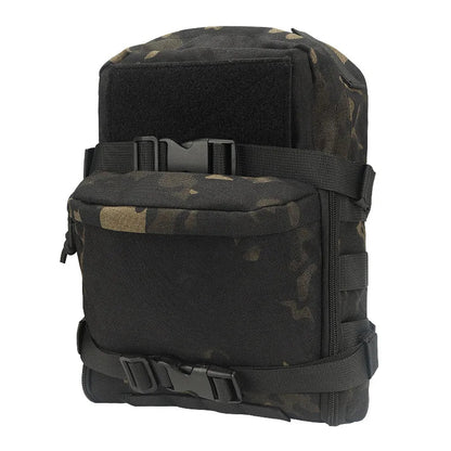 Mini Hydration Tactical Backpack – Outdoor Water Bladder Carrier with Zipper Pouch, 1000D Nylon for Hunting & Sports