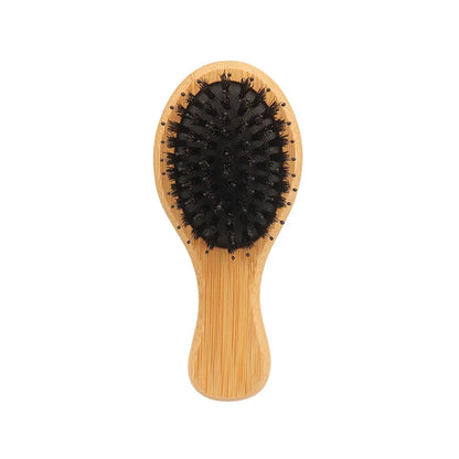 Bamboo Mini Airbag Anti-Static Cushion Hair Brush — Reduce Hair Loss, Women’s Styling Comb