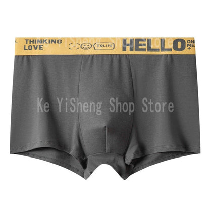 10PCS Men's Mid-Waist Boxers – Breathable, Lightweight Underwear Set in Multiple Colors
