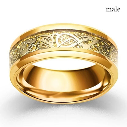 Couple Heart Rings Set - Trendy Stainless Steel Love Rings with Zircon Rhinestone Design for Women & Men Gift